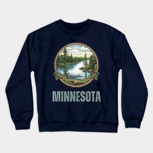 Minnesota State USA Crewneck Sweatshirt